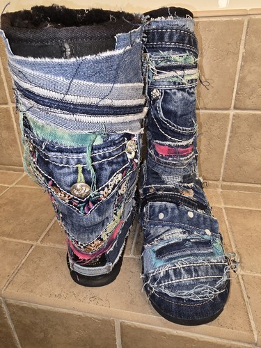 Custom denim patchwork - denim,