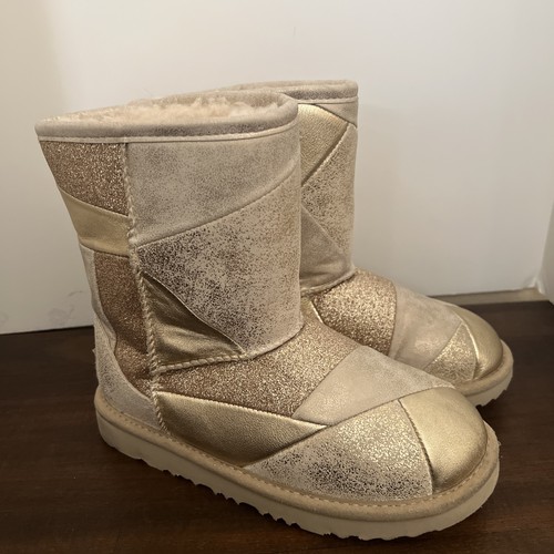 Ugg classic gold glitter - classic,
